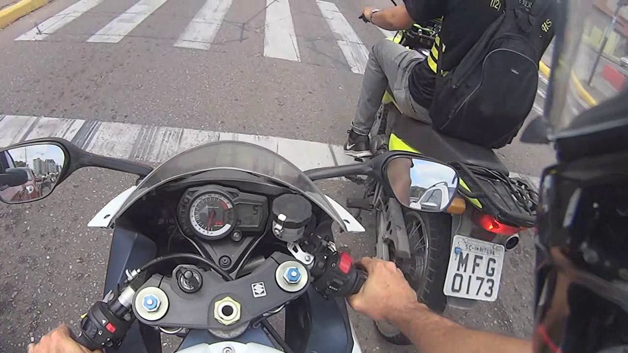Testando o quick shifter