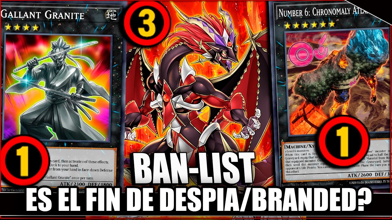 LA #BANLIST QUE DEJARA FUERA A BRANDED Y CAMBIARA EL FORMATO?  #DUELLINKS #YUGIOH #BANLIST