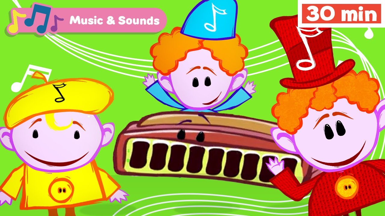 The Notekins | Learn Musical Instruments for Kids | Early Learning Videos with Music for Babies