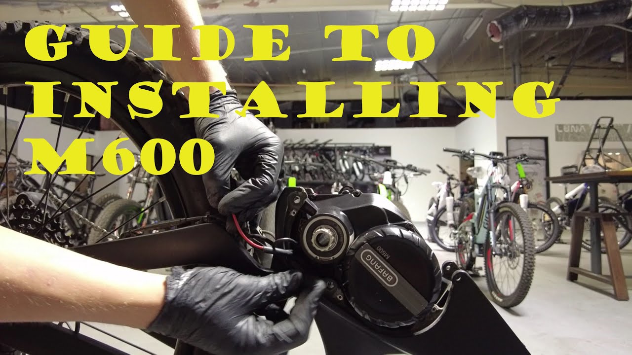 How to install the M600 motor.