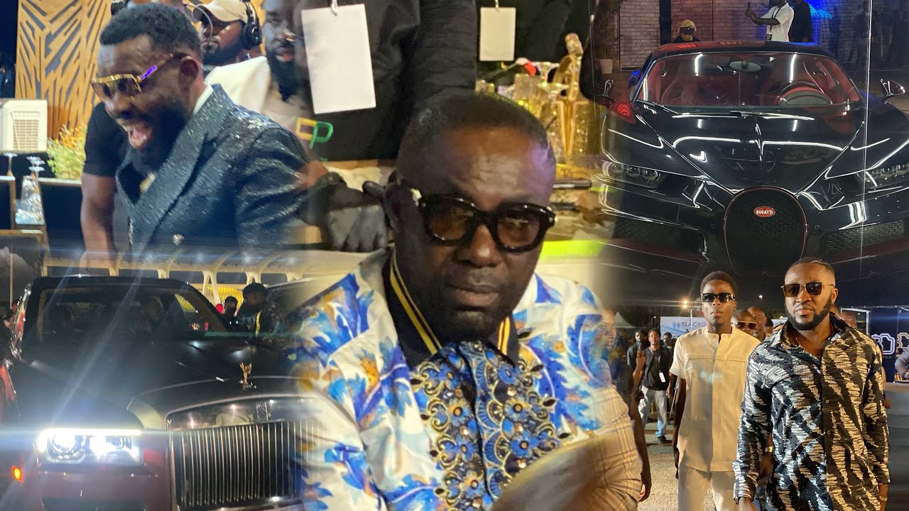 🤩🔥Осей Кваме и его сын Кеннеди посетили празднование 40-летия миллиардера Ричарда Нии Армаха.