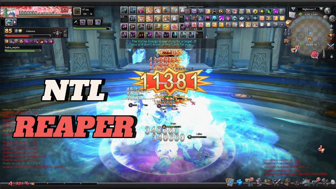 still learning this class... - NTL - Reaper // Aura Kingdom.to