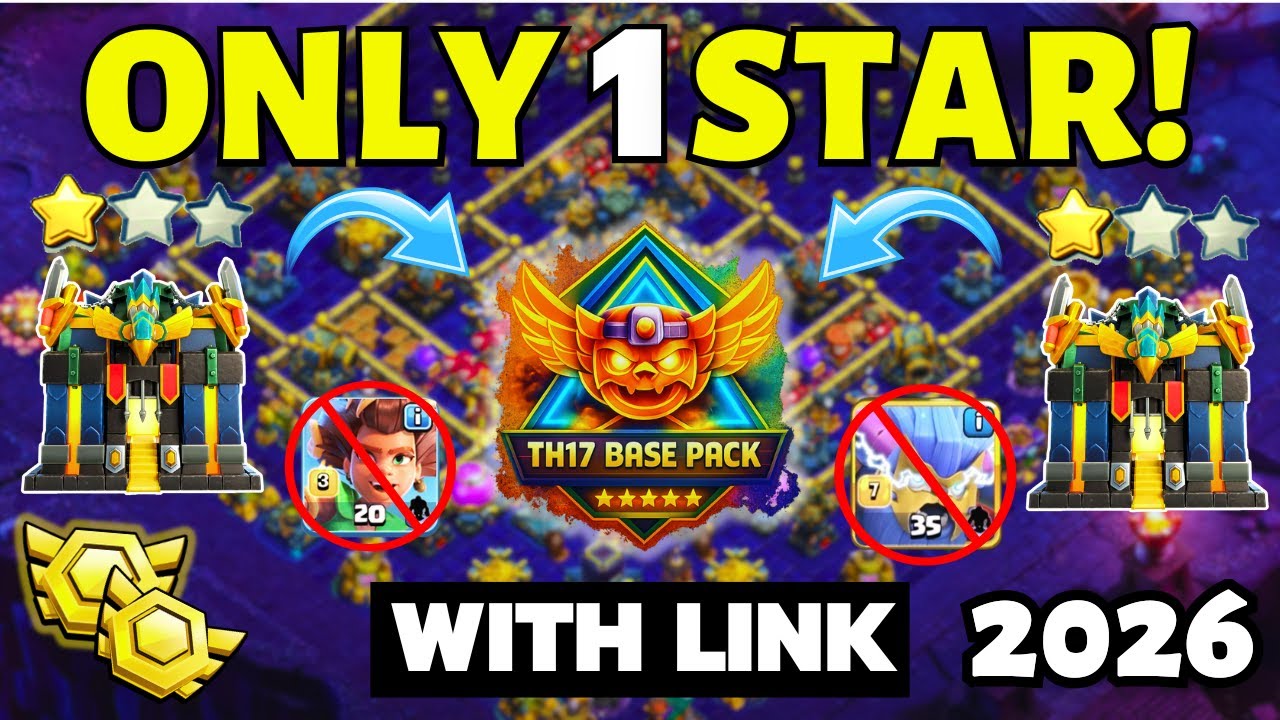 🏆 TOP 10 WORLD BEST TH17 War Base With Link | Th17 Cwl Base With Link | Th17 Legend Base | 2026