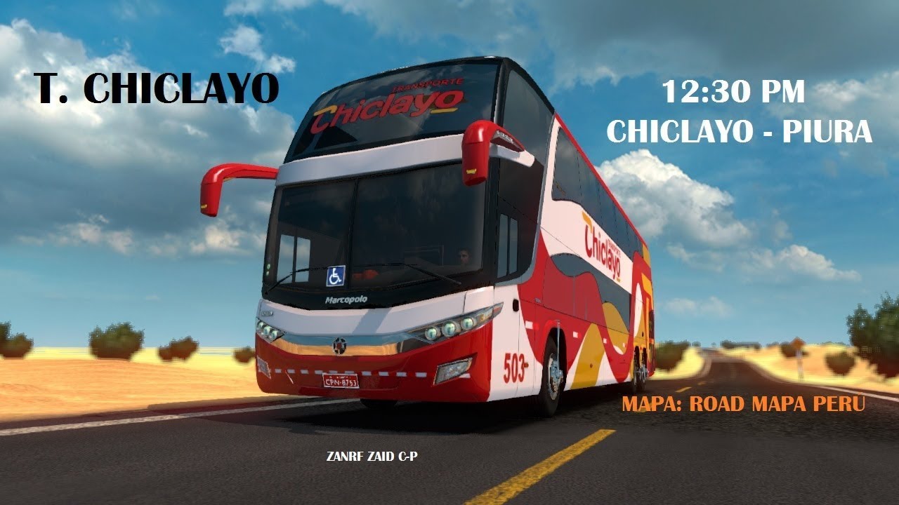 VIAJE DE CHICLAYO A PIURA EN TRANSPORTES CHICLAYO ETS2