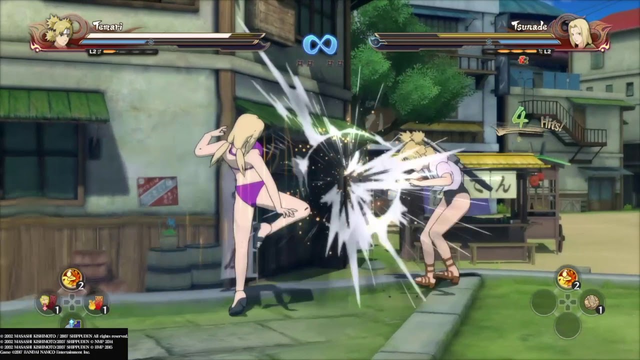 Swimsuit Edition: Temari vs Tsunade | Naruto Shippuden: Ultimate Ninja Storm 4