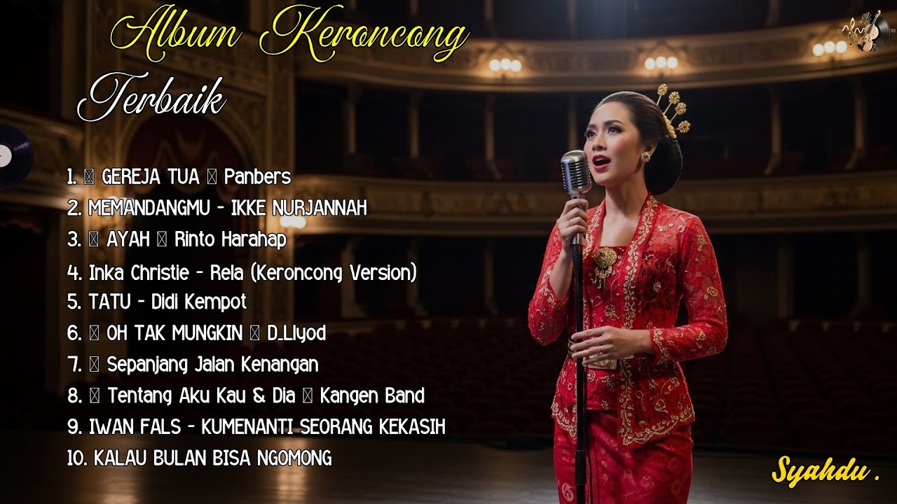 Kumpulan Lagu Keroncong Klasik Syahdu | GEREJA TUA - MEMANDANGMU  Musik Jadul Bikin Rindu