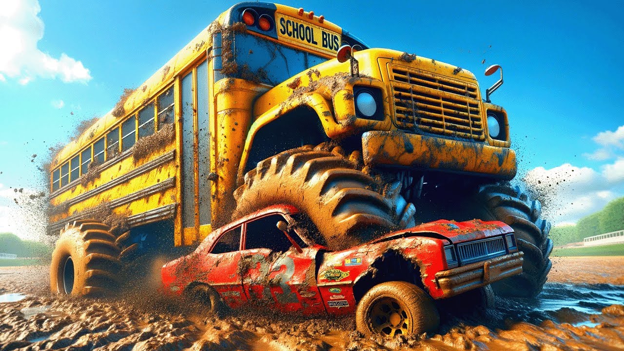 My Friends Used Buses to TROLL ME in Derby Races in Wreckfest Multiplayer!
