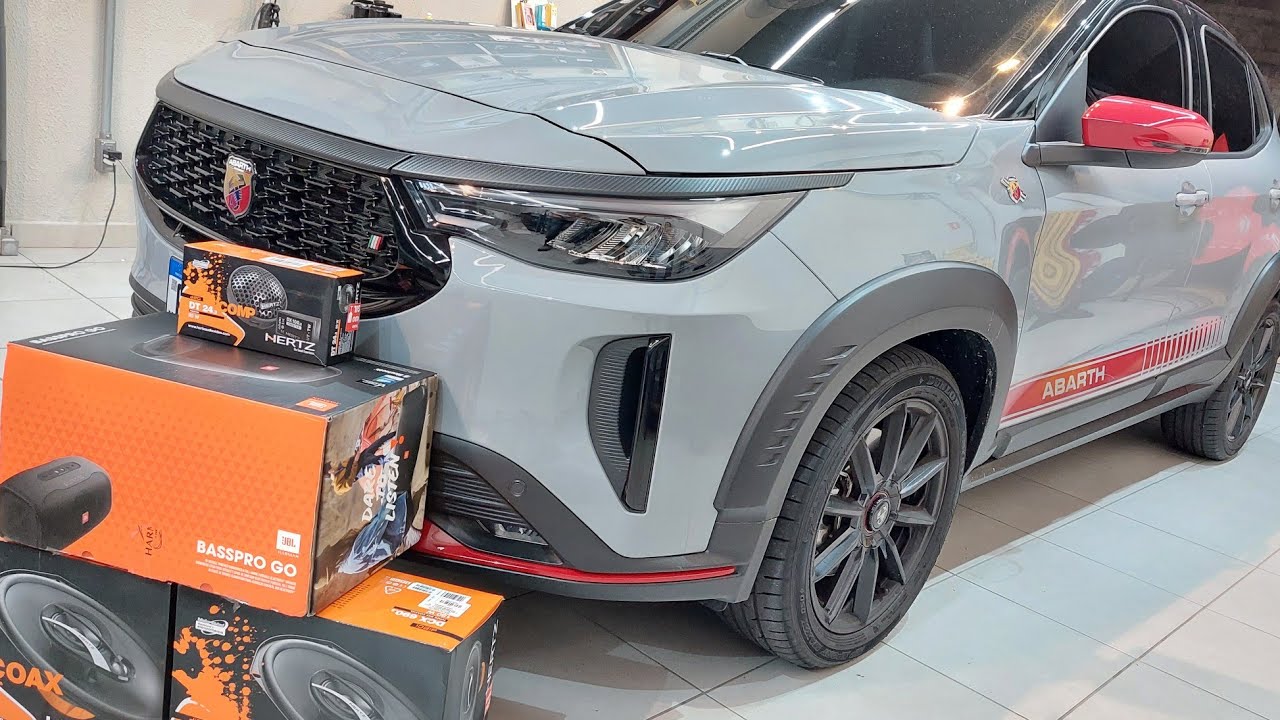 Pulse Abarth upgrade no Som! Caixa Bluetooth JBL como Subwoofer Ativo?