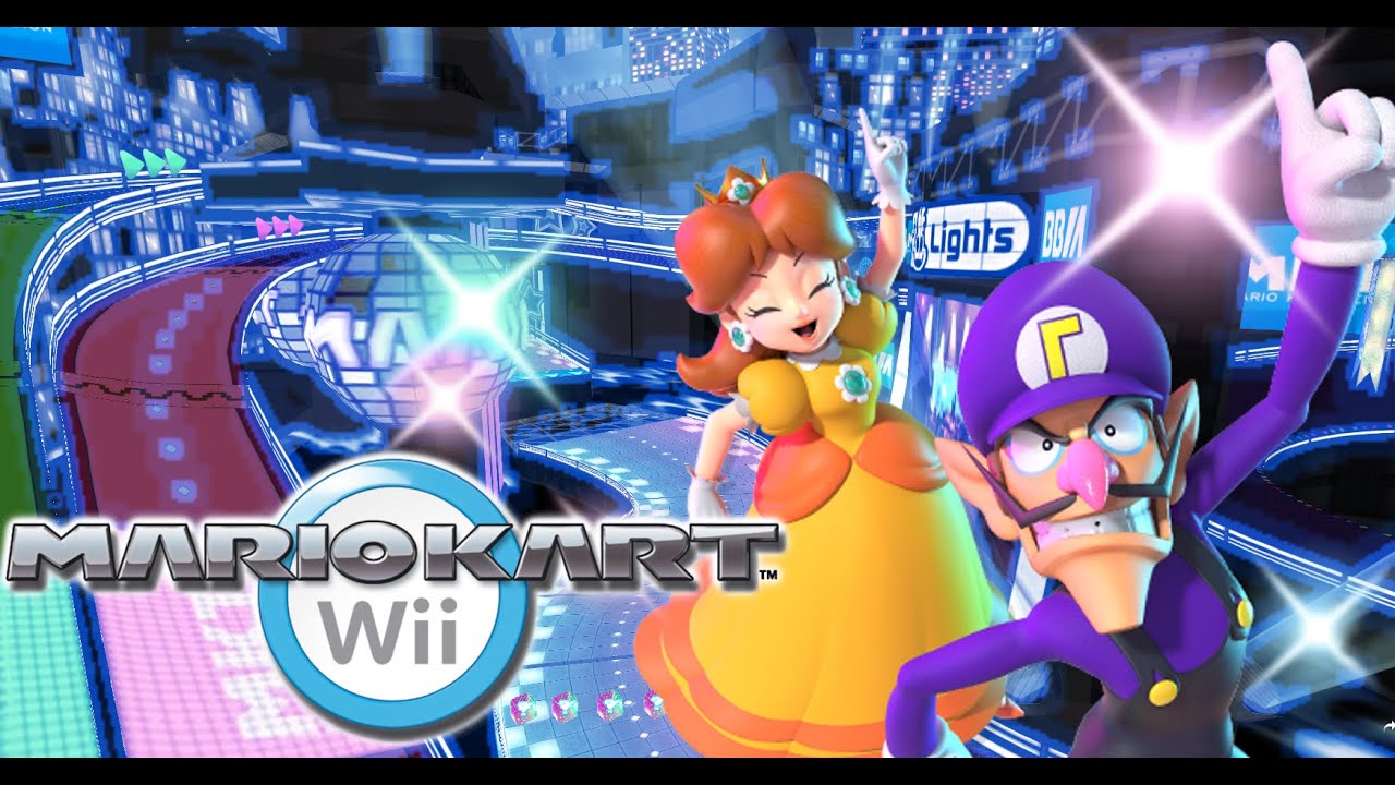Wii U Electrodrome in Mario Kart Wii!
