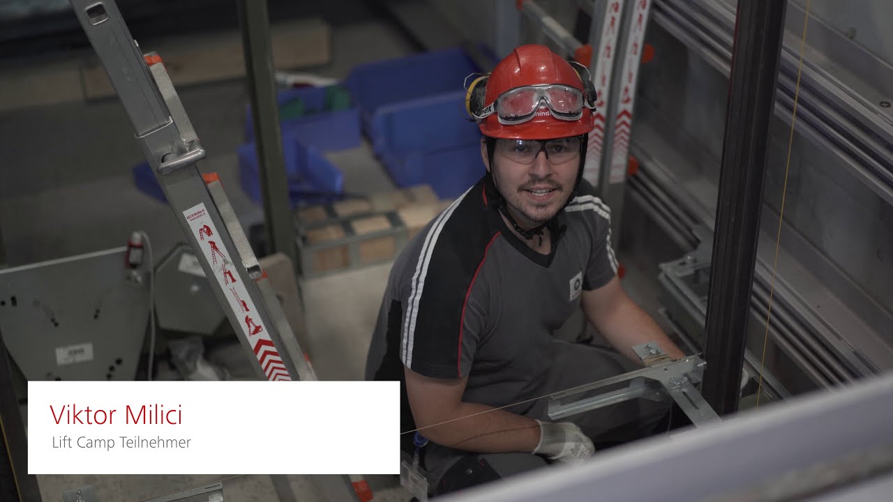 Aus- und Weiterbildung im Schindler Lift Camp (2020)