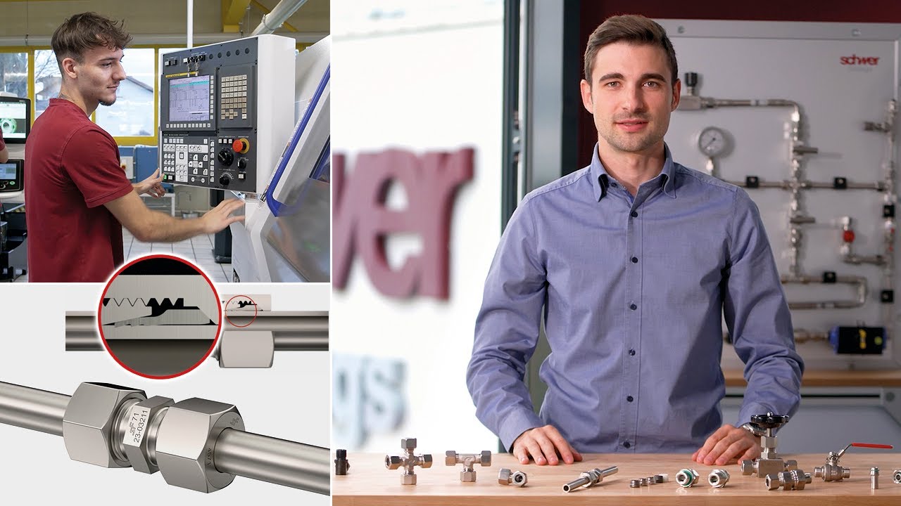 Schwer Fittings: Schneidringverschraubungen nach EN ISO 8434ff