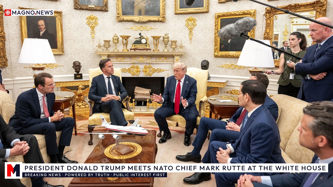 🇺🇸 President Donald Trump Welcomes NATO Secretary General Mark Rutte at The White House [LIVE]