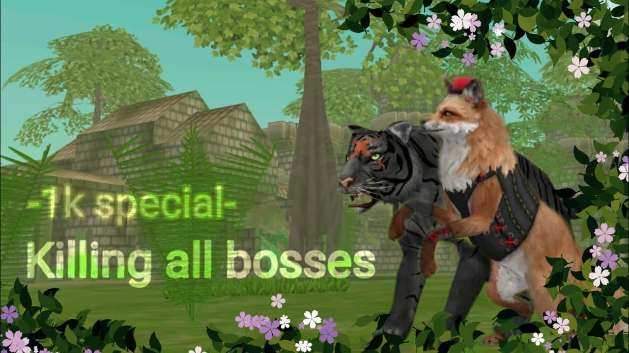 Killing all bosses in wildcraft|1k special|