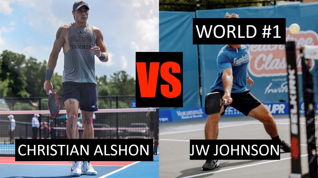 I played THE BEST pickleball player in the world! (ME vs JW JOHNSON)