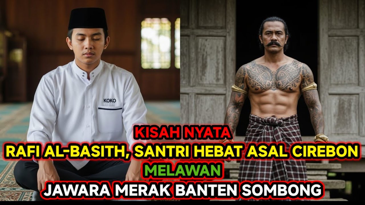 VIRAL!!! SANTRI HEBAT ASAL CIREBON MELAWAN JAWARA MERAK BANTEN SOMBONG