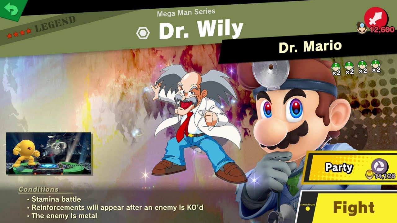 Super Smash Bros Ultimate: Dr. Wily Spirit Battle