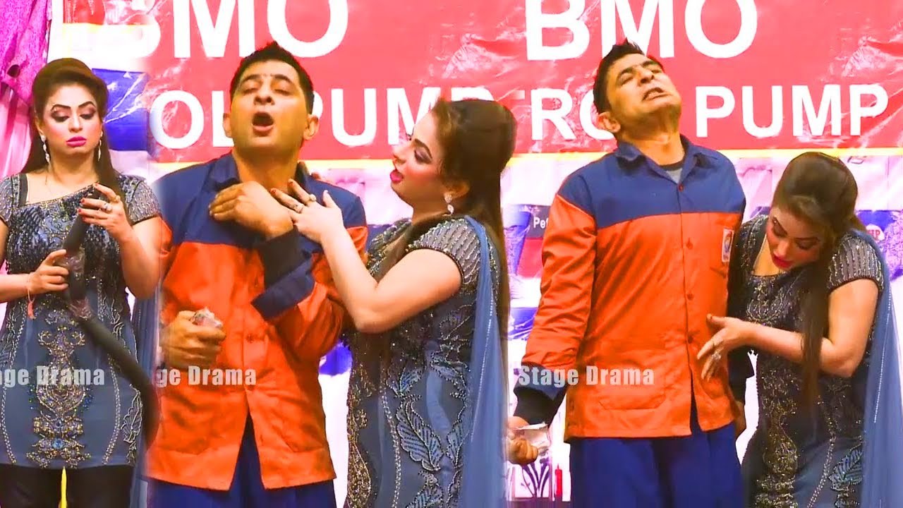 Amjad Rana and Nida Choudhary | Vicky Kodu | Azeem Vicky | Stage Drama 2021 | Punjabi Stage Drama