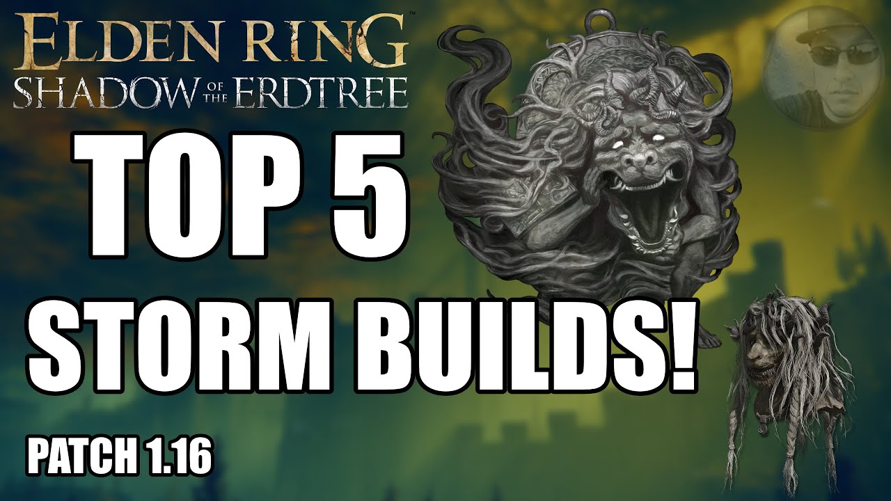 5 NEW and FUN Powerful STORM Builds! Elden Ring   SOTE   OP Builds