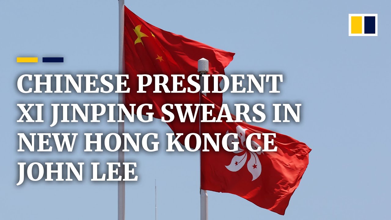 WATCH LIVE: Chinese President Xi Jinping swears in new Hong Kong CE John Lee