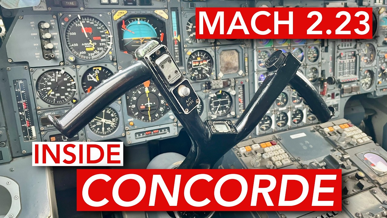 Экскурсия внутрь сверхбыстрого прототипа Concorde!