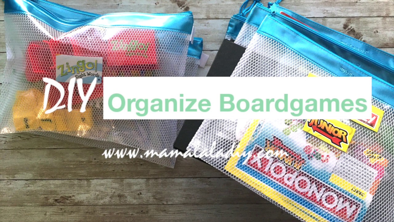 The best way to organize your board games
