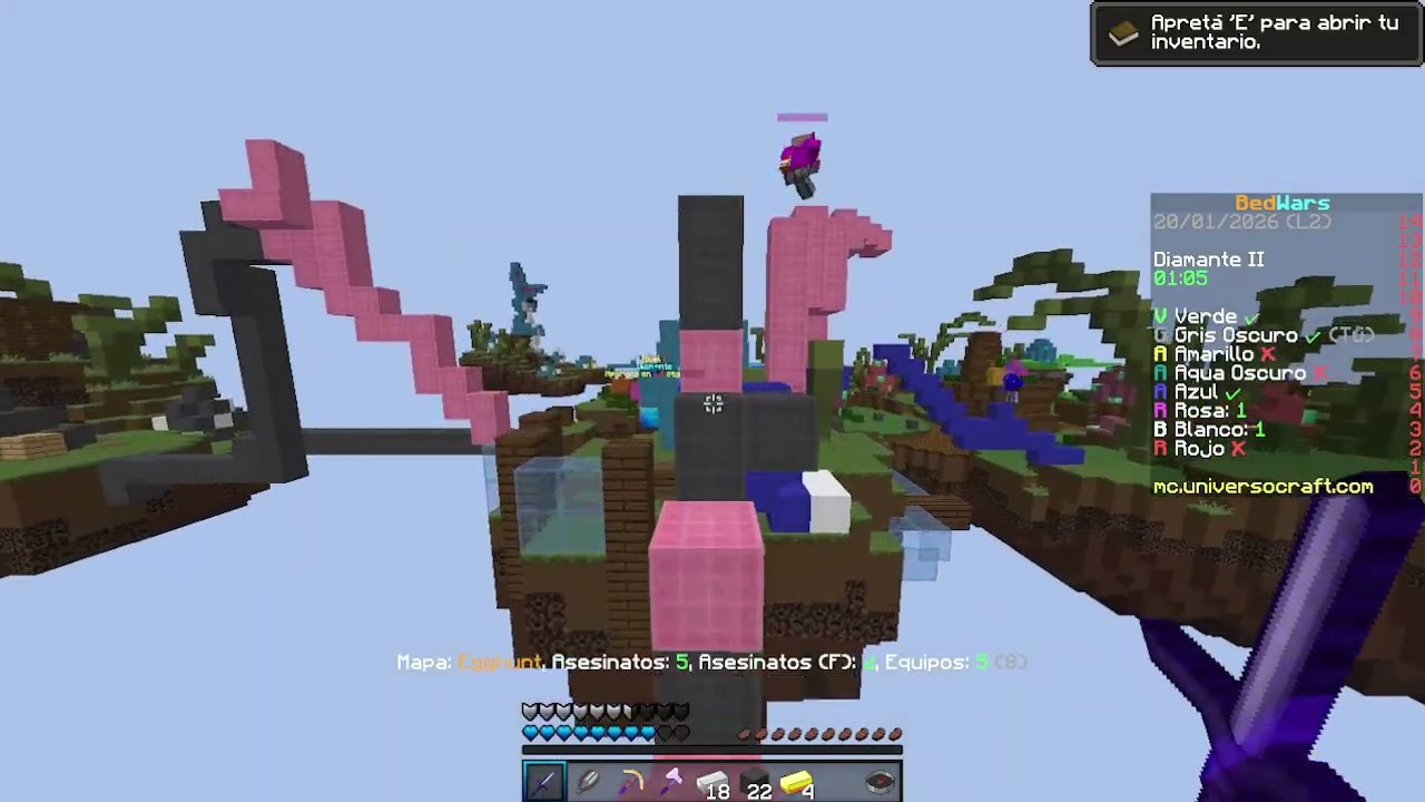 WIN con Lag || BEDWAR Dúos