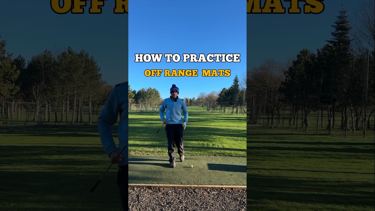HOW TO PRACTICE OFF RANGE MATS ⛳️ 