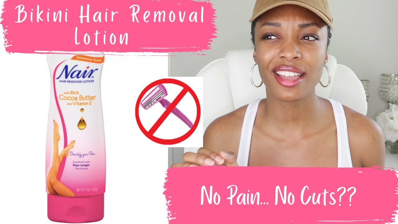 Remove Bikini Hair | No Pain Hair Removal with Nair | How To