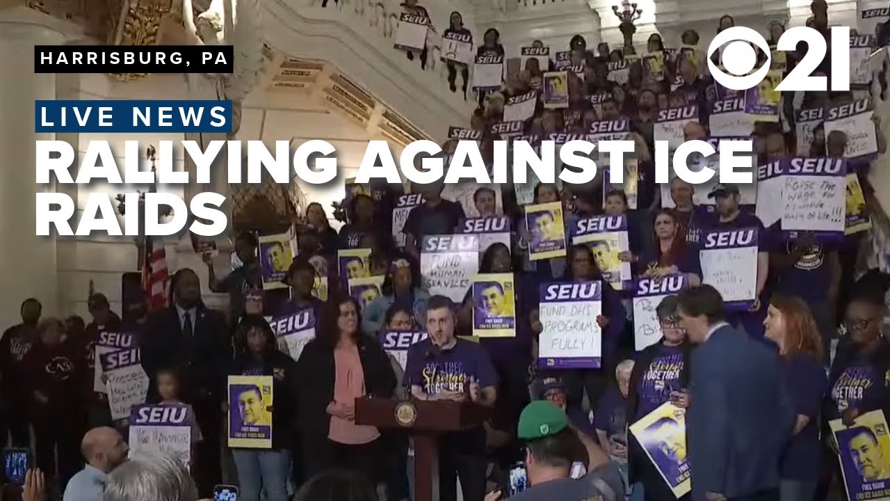 LIVE | Protesters rally against ICE raids at Capitol