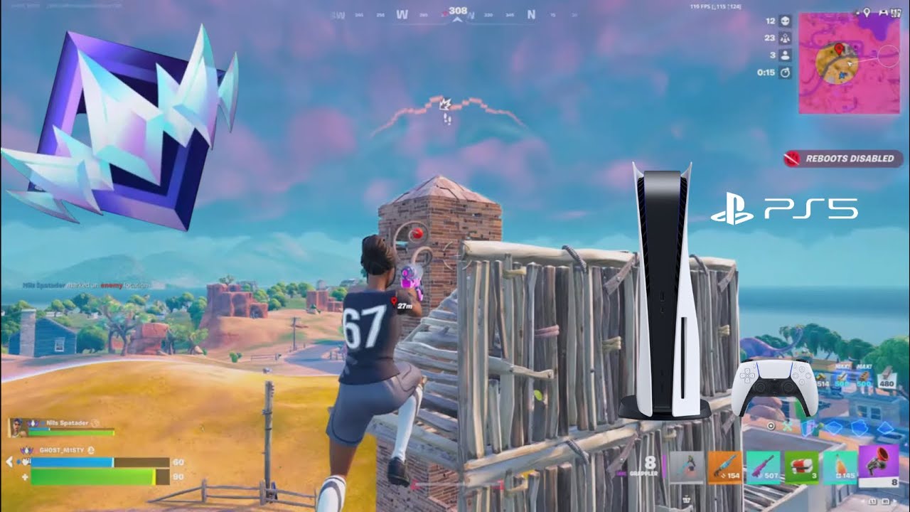 PS5 Fortnite Reload Controller Gameplay (4K 120FPS)
