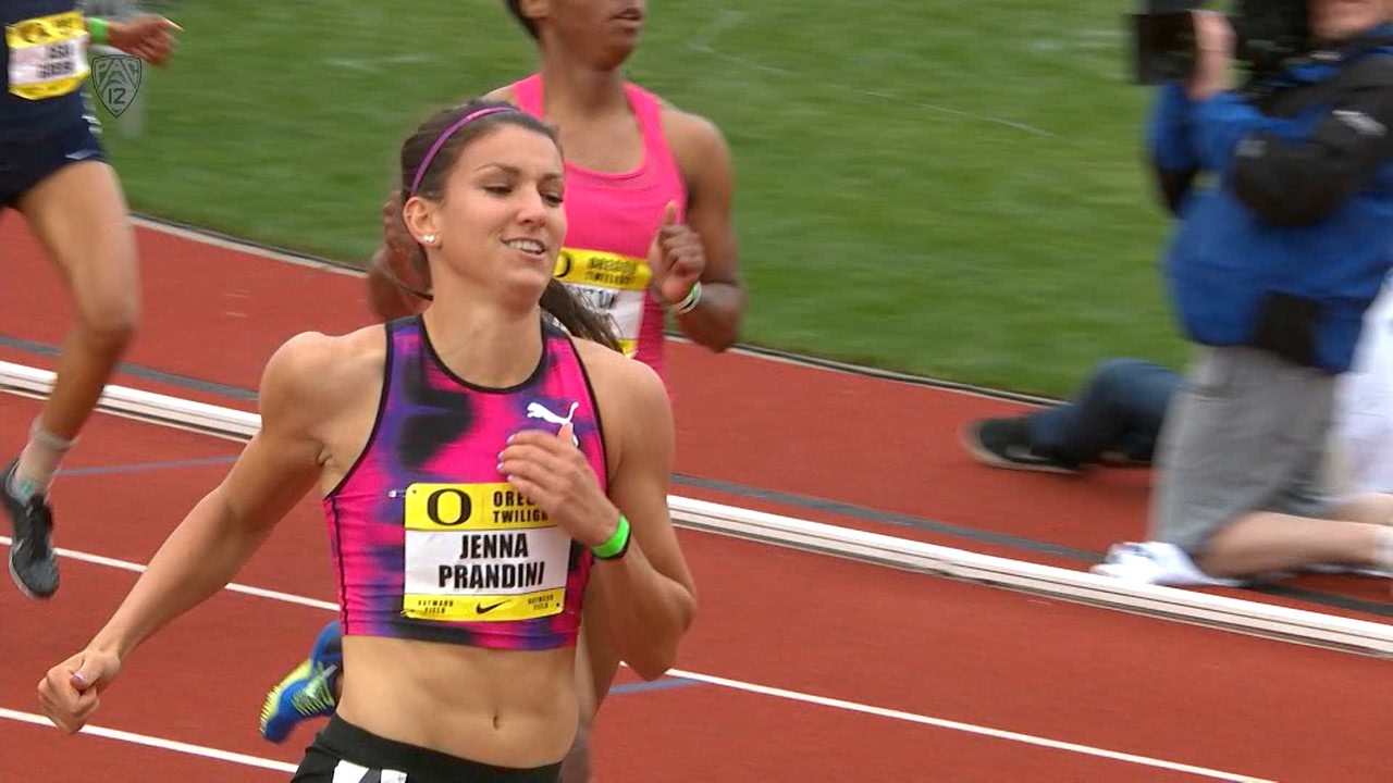 Highlight: Oregon alumna Jenna Prandini cruises to Oregon Twilight 100m meet record