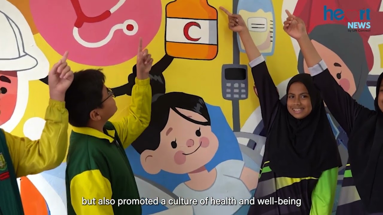 IJN Heart News:  IJN's Catch 'Em Young Program at SMK Sultan Ahmad Shah