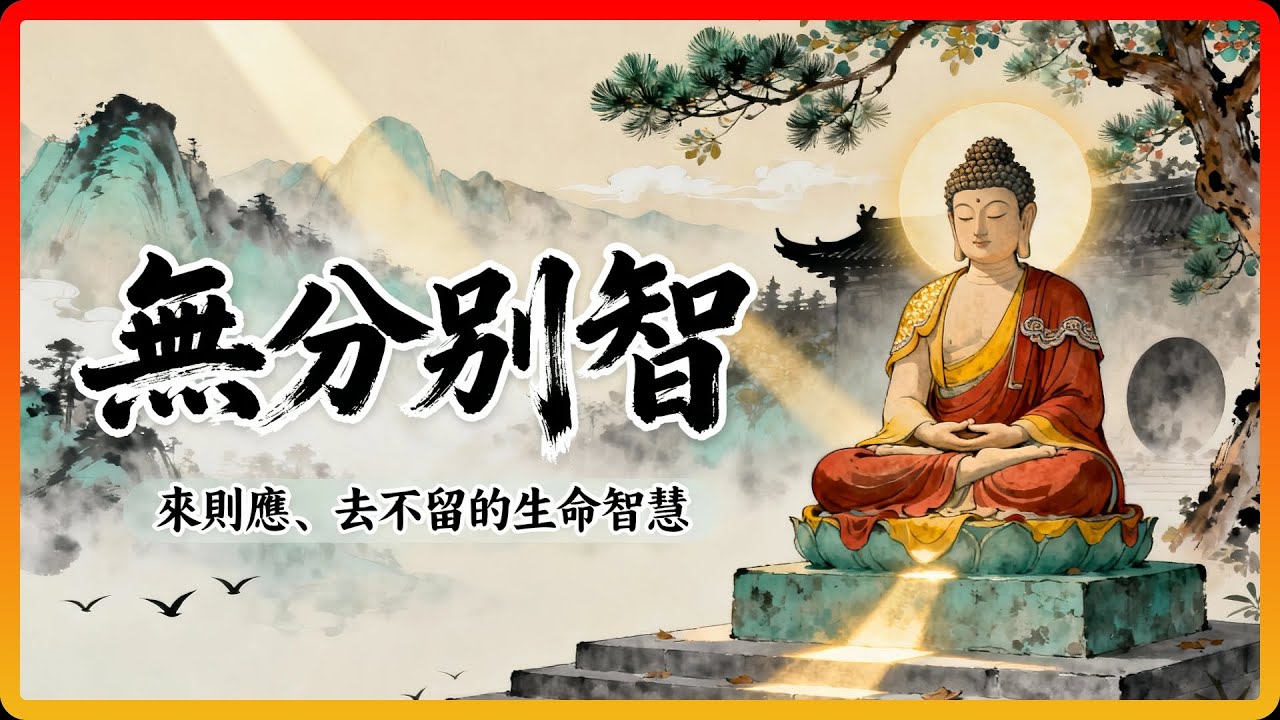 別誤會了無分別智！不是是非不分，而是來則應、去不留的生命智慧！#佛教故事 #佛法 #修行 #開悟