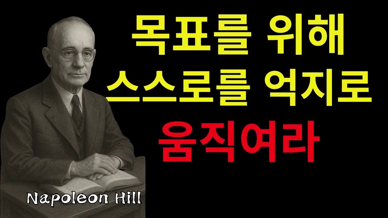 목표를 위해 스스로를 ‘억지로’ 움직여라 (나폴레온 힐의 비밀)