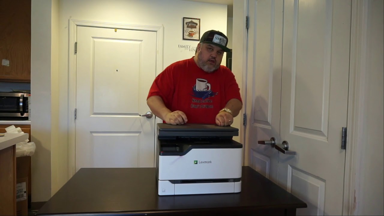 LexMark MC3224 Laser Printer Unboxing And Install
