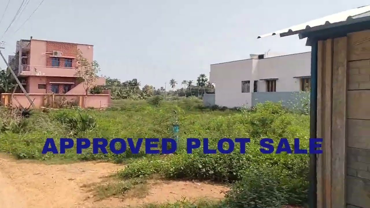 PER SQ.FT 2500 AREA 1860 APPROVED PLOT SALE THANJAVUR IN MADHAKOTTAI BYPASS SERVICE ROAD CUT 200/M