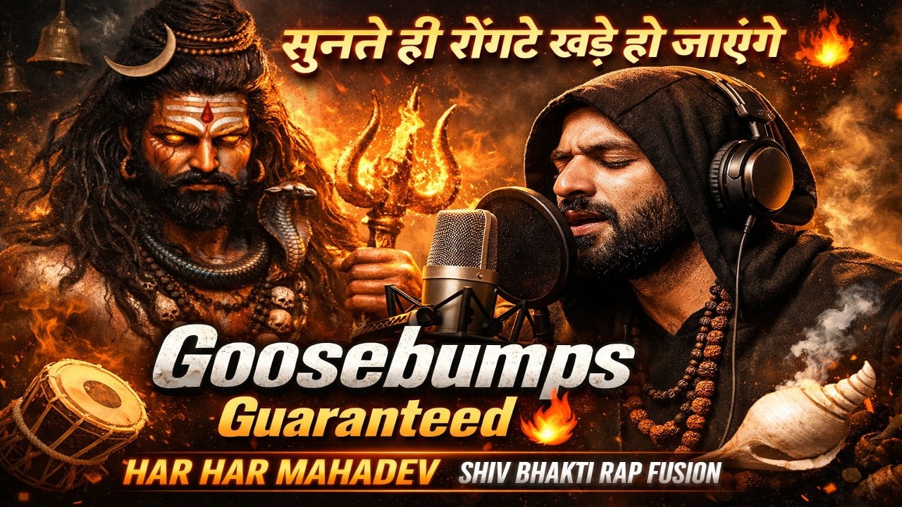 सुनते ही रोंगटे खड़े हो जाएंगे 🔥 Har Har Mahadev | Shiv Bhakti Rap Fusion @Inner Echo