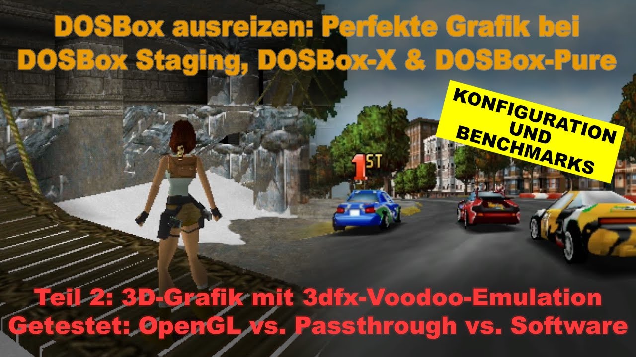 DOSBox: Perfekte Grafikeinstellungen für Staging, Pure und  DOSBox-X - Teil 2: Voodoo-Emulation