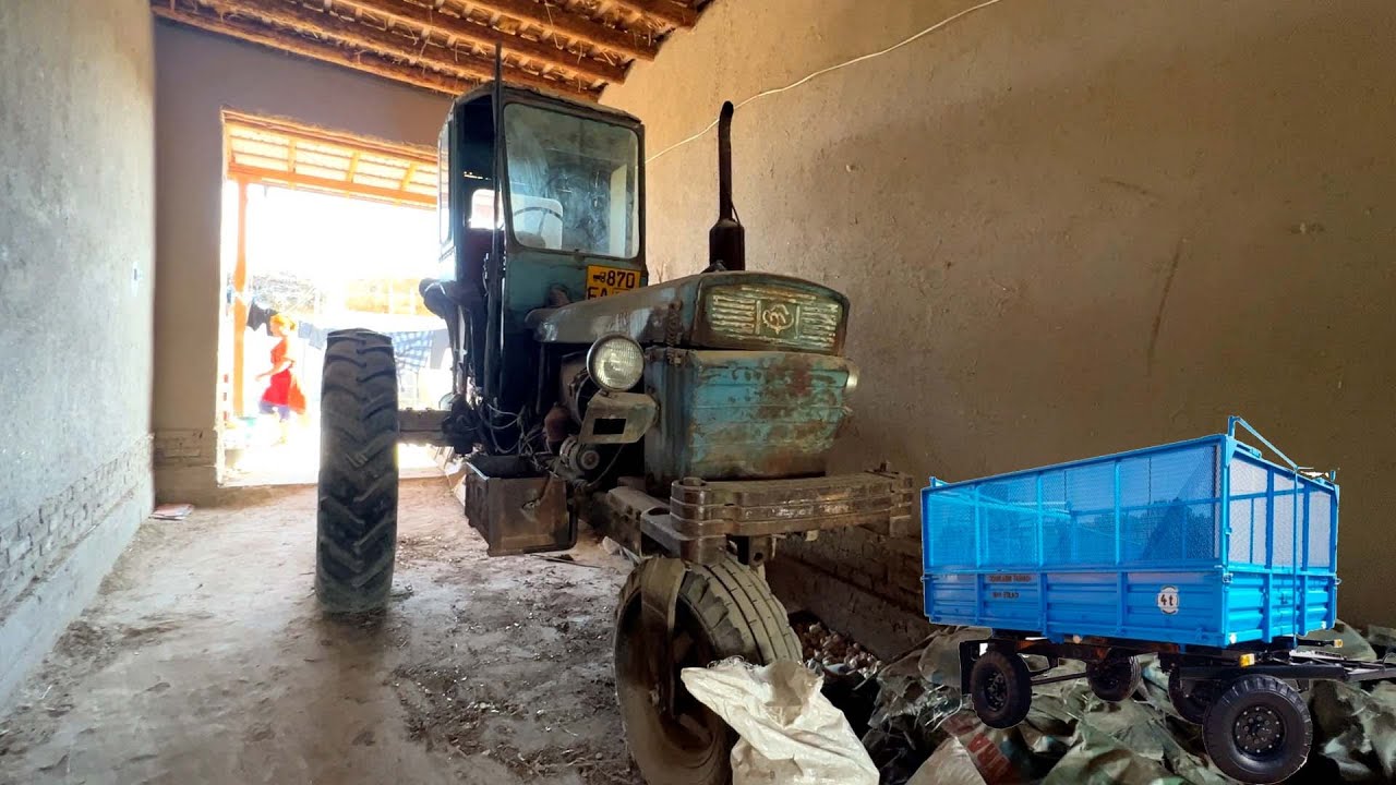 ТРАКТОР  ПРИЦЕПИ  БИЛАН  СОТИЛАДИ БОГОТДА