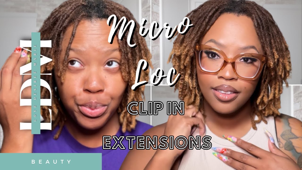 I Tried Clip-Ins for Micro Locs Using CurlsQueen