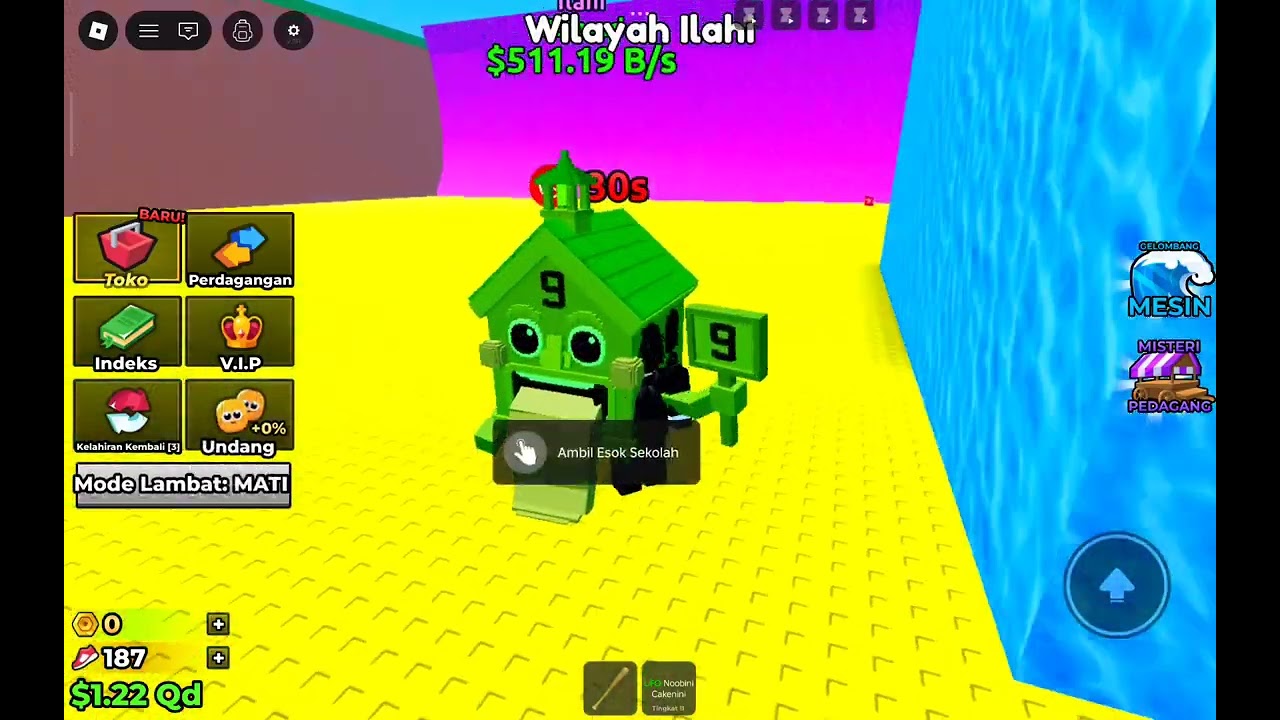 Day tujuh main game serba brainrot guys🧠