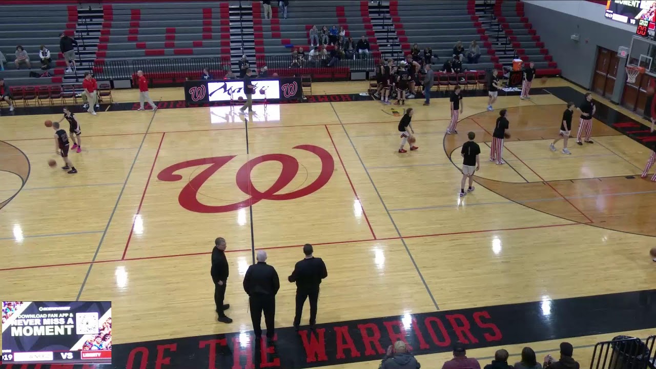 Winfield High School vs Liberty (Wentzville) High School Boys' JuniorVarsity Basketball