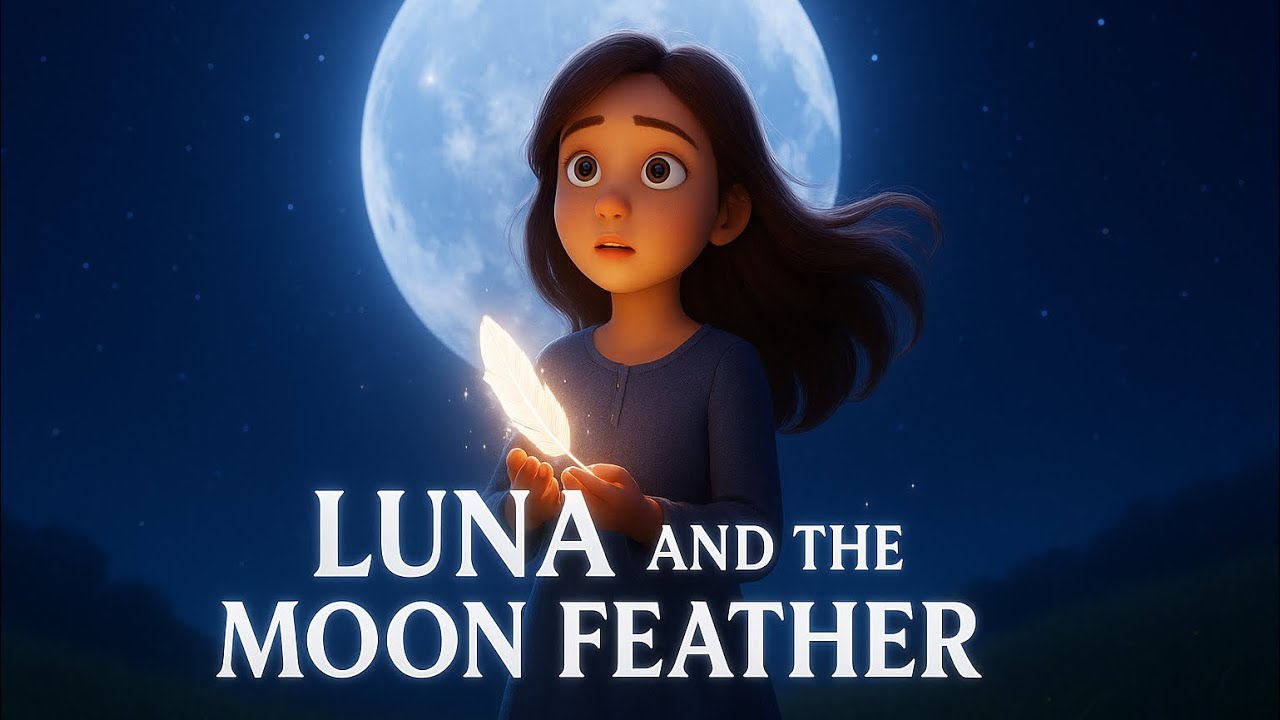 Luna and the Moon Feather | A Magical Bedtime Story for Kids 🌙✨