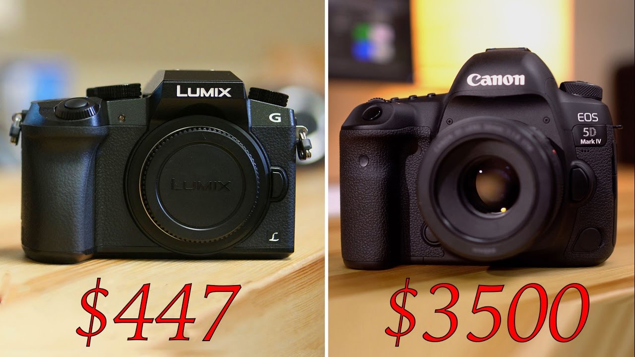$447 vs $3500 - 5D Mark IV vs G7- 4K video compared!