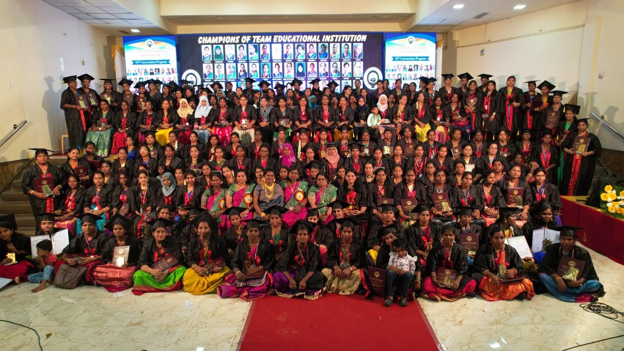 Team Education-DEC 2022 Convocation Program-Montessori Training-Certificate Distributing Pictures