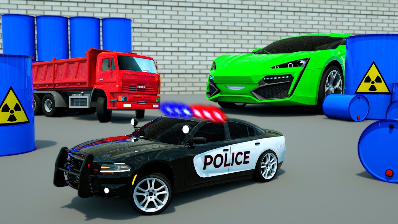 Sergeant Lucas catches criminals - Sports car breaks the law | Wheel City Heroes (WCH)