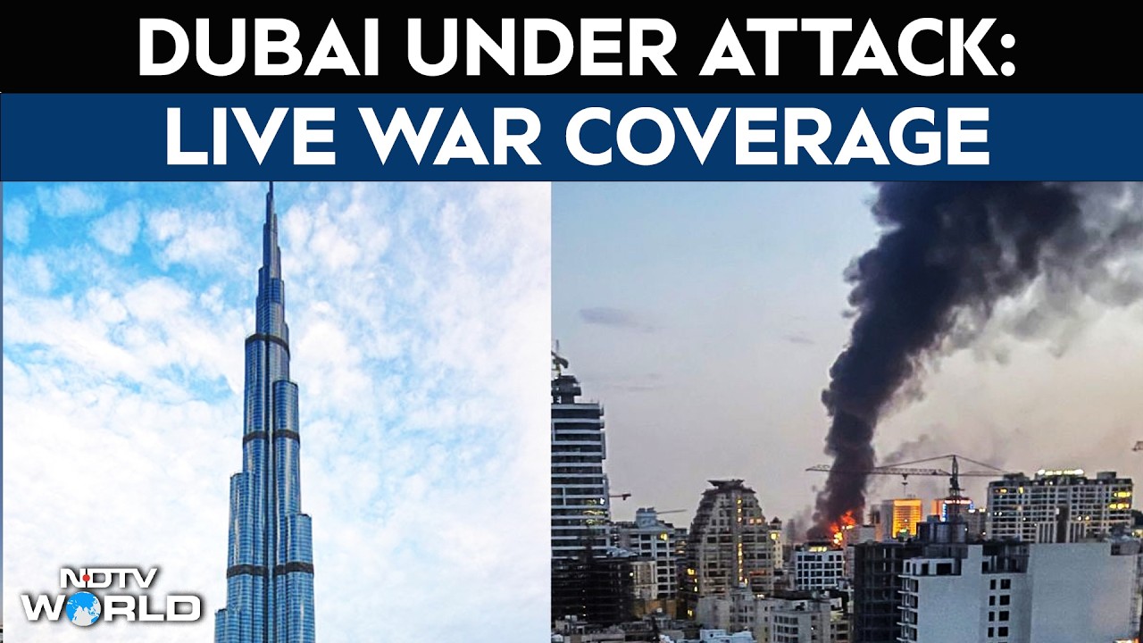 Dubai Attack | Burj Khalifa | Iran Attack On Dubai | Iranian Shahed Drone Striking Dubai