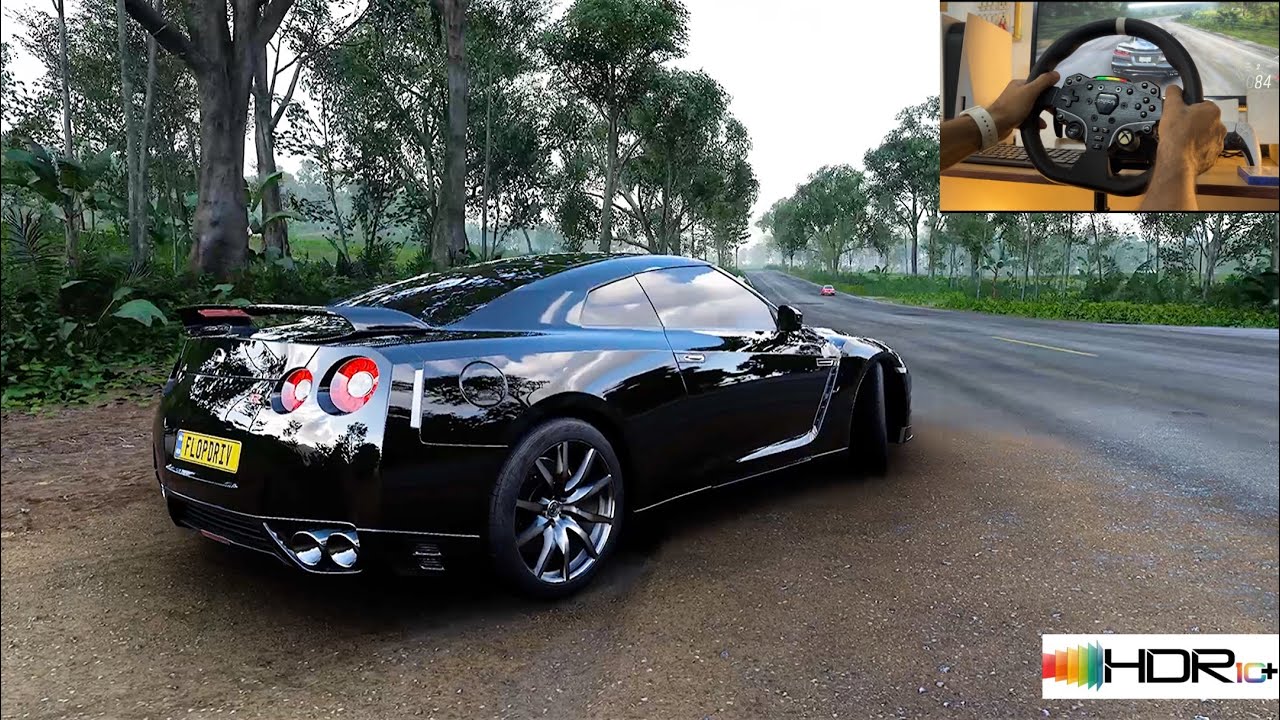 Nissan GT-R | Forza Horizon 5 | Moza R3 steering wheel