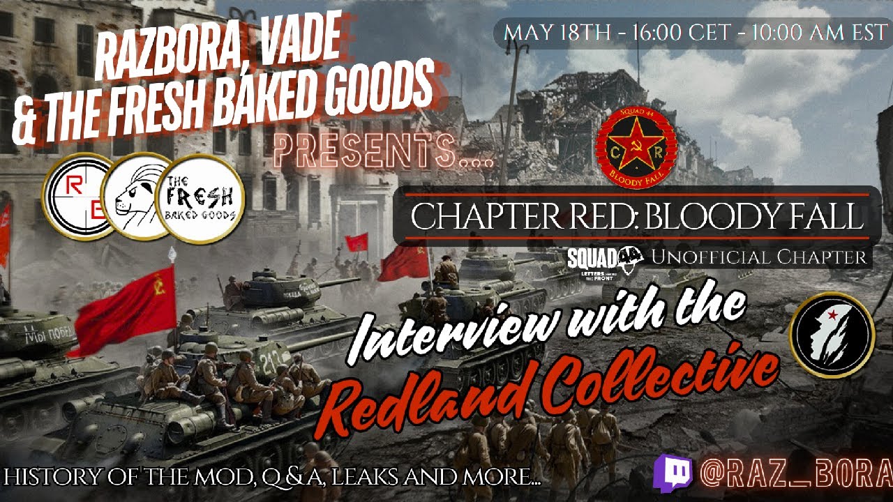 FIRST LOOK at the all new Full Soviet Conversion mod of Squad 44 - Chapter Red: Bloody Fall