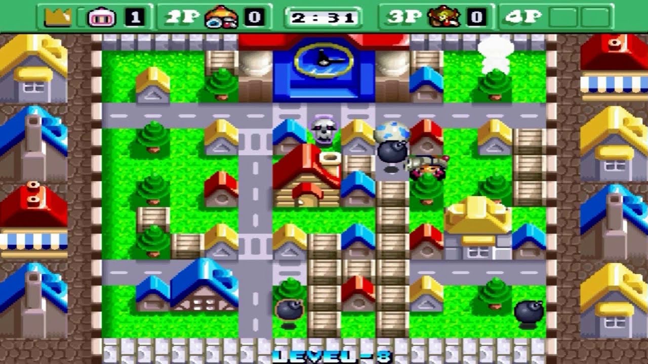 [TAS] NEO GEO - NEO BOMBERMAN MODE BATTLE COMPLETE WITH WHITE (LEVEL 8)